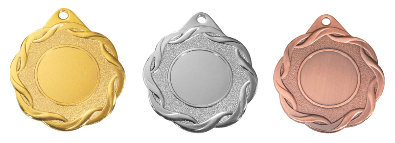 MEDAILLE 9336 DIAMETRE 50 MM CENTRE 25 MM