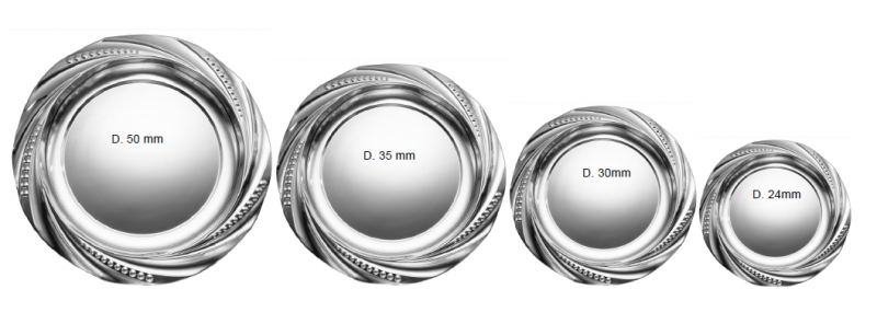 PLATEAU EN METAL ARGENTE A PERSONNALISER